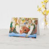 Kersti's verjaardag van Carl Larsson Kaart (Gele Bloem)