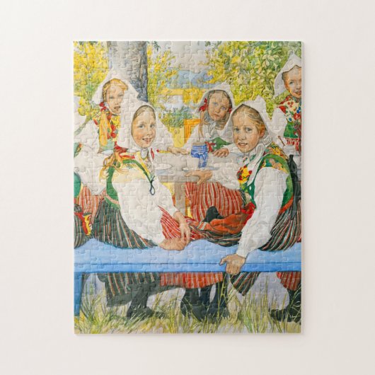 Kersti's verjaardag van Carl Larsson Legpuzzel (Verticaal)