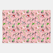 KerstItaliaanse Greyhound Dog Inpakpapier Vel (Voorkant 3)