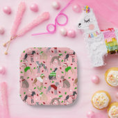 KerstItaliaanse Greyhound Dog Papieren Bordje (Feest)