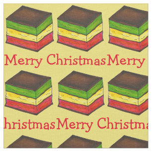 kerstItaliaanse regenboog (7 lagen) Cookie Fabric Stof