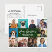 KERSTJAAR IN DE REVIEW 10 FOTO'S VAKANTIE FEESTDAGENKAART (Voorkant / Achterkant)