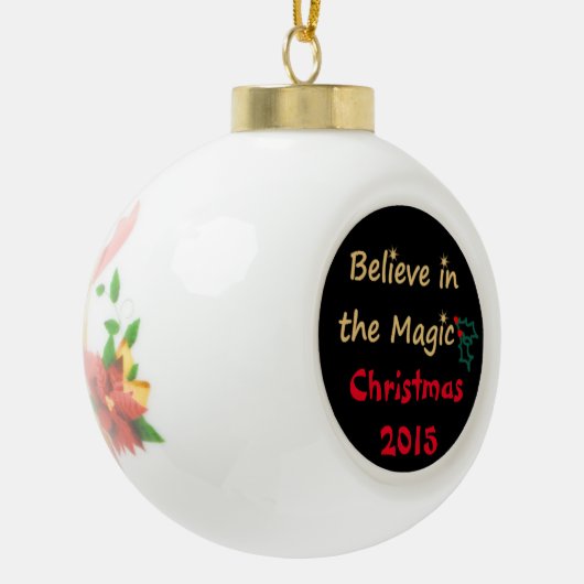 Kerstjaar Keramisch Ornament van RoseWrites (Links)