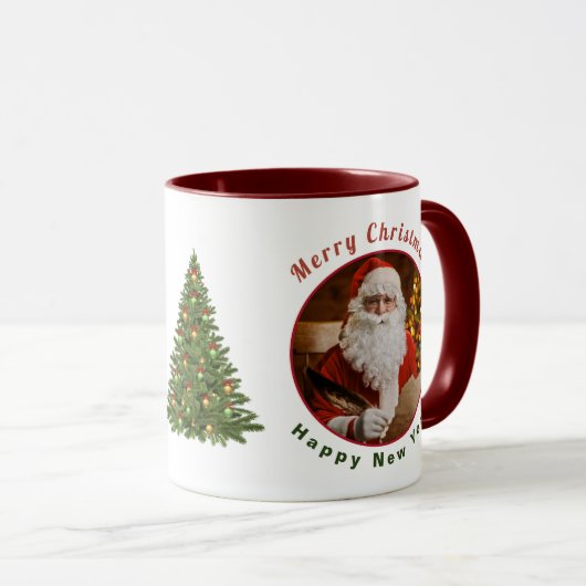  kerstjaar Kerstmis Nieuwjaar personaliseren Mok (Voorkant rechts)