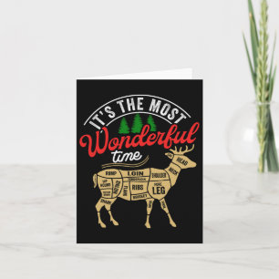 Kerstjacht Het is de meest wonderbaarlijke tijd va Kaart