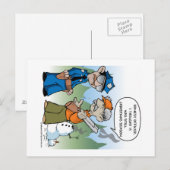 Kerstjachtseizoen Feestdagenkaart (Voorkant / Achterkant)