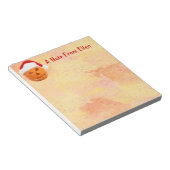 KerstJack-O-Lantern Notitieblok (Schuin)