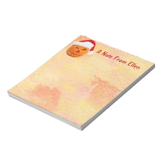 KerstJack-O-Lantern Notitieblok (Linkerzijde)