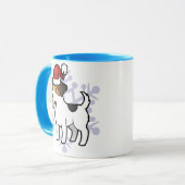 KerstJack Russell Terrier Mok (Voorkant links)