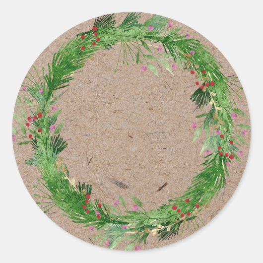 kerstjam Canning | Homemade Mason Jar Ronde Sticker (Voorkant)