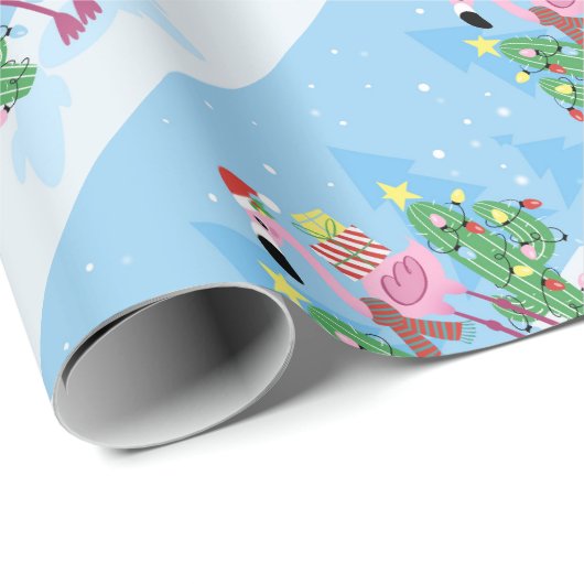 Kerstjargon met Cactus Cadeaupapier (Rol Hoek)