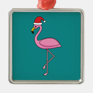 Kerstjargon met Santa Hat Metalen Ornament