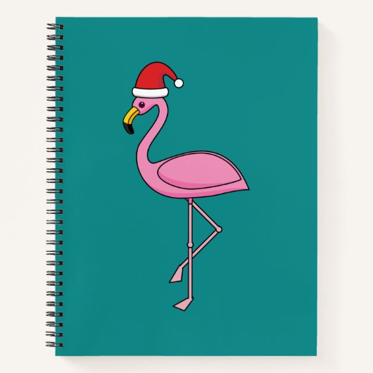 Kerstjargon met Santa Hat Notitieboek (Voorkant)