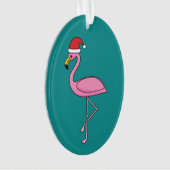 Kerstjargon met Santa Hat Ornament (voorkant)