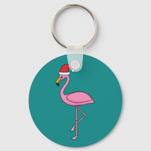 Kerstjargon met Santa Hat Sleutelhanger