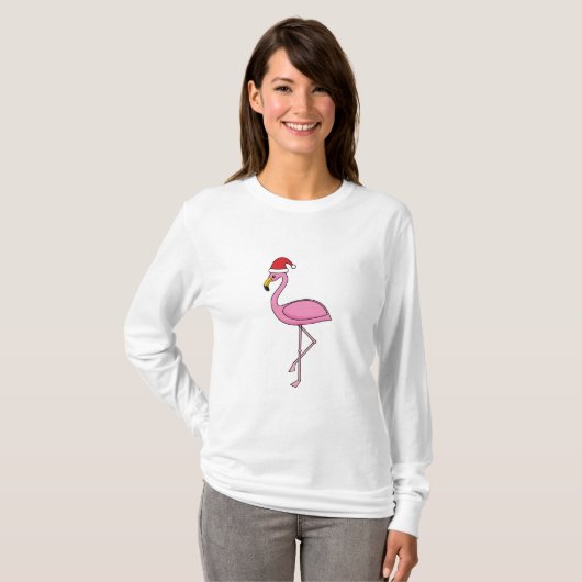 Kerstjargon met Santa Hat T-shirt (Voorkant volledig)