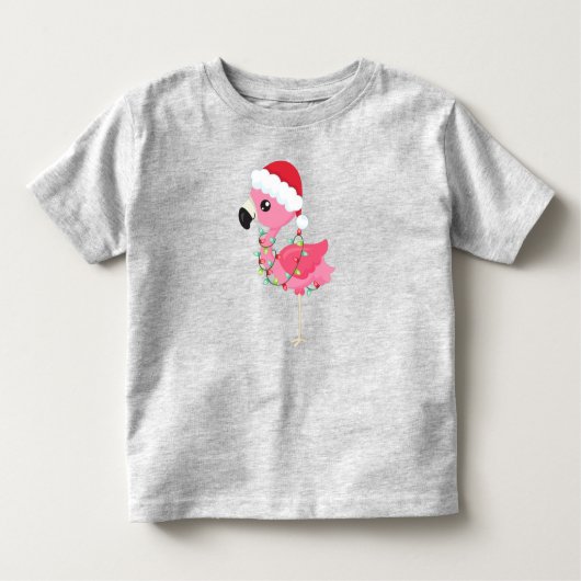 Kerstjargon, Santa Hat, kerstlichten Kinder Shirts (Voorkant)