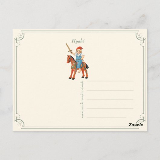 KerstJenny Nyström Lill-Nisse, Rijbewijs CC0311 Briefkaart (Achterkant)