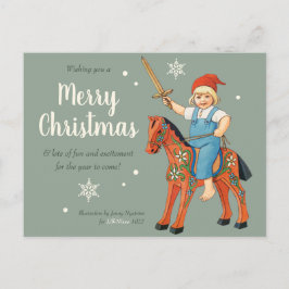 KerstJenny Nyström Lill-Nisse, Rijbewijs CC0323 Briefkaart