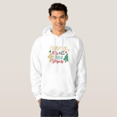 Kerstjesus citeert Hoodie (Voorkant volledig)