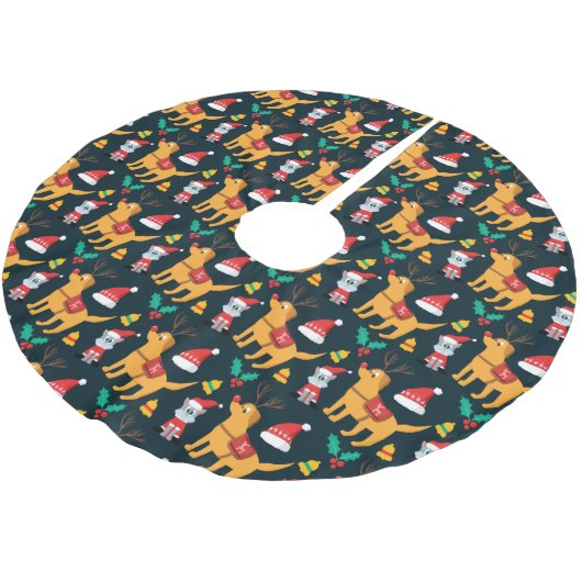 kerstjongen kerstboom rok (Gekanteld)