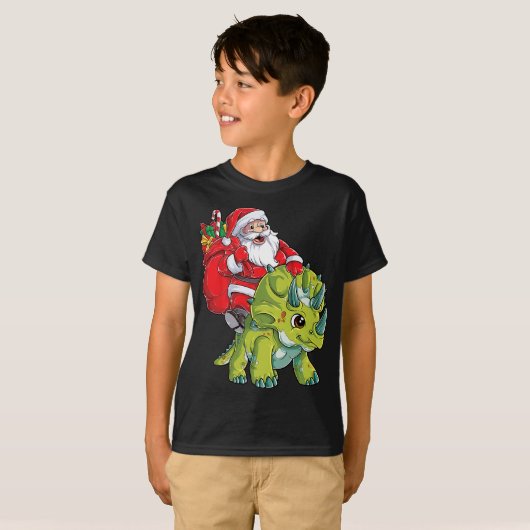 kerstjongens met kerstcadeaus X T-shirt (Voorkant volledig)