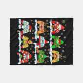 Kerstjongens Santa-elf Sneeuwman Gamecontroller Fleece Deken (Voorkant (Horizontaal))