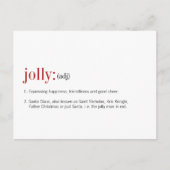 Kerstjongetdefinitie Feestdagenkaart (Voorkant)