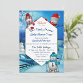 Kerstjongetje arrivaal kaart (Staand voorkant)