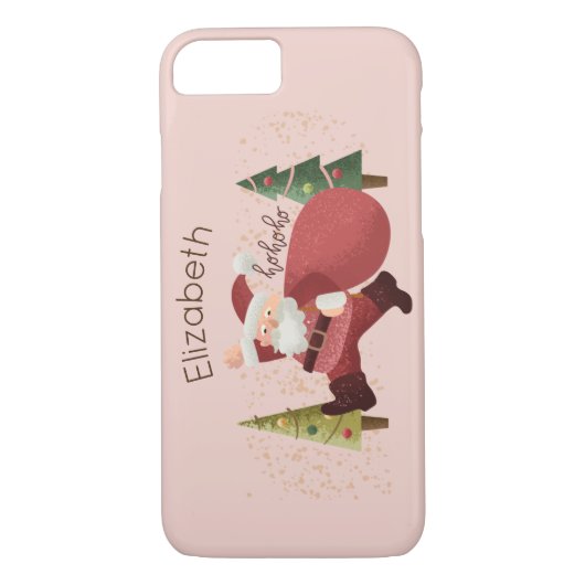 Kerstjongetje met de kerststaart Case-Mate iPhone case (Achterkant)
