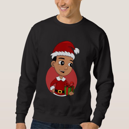Kerstjongetjes cartoons sweatshirt (Voorkant)