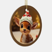 Kerstjonghert Keramisch Ornament (Rechts)