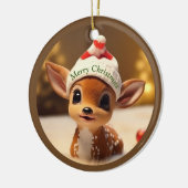 Kerstjonghert Keramisch Ornament (Links)