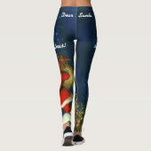 KerstJouw naam Leggings Santa Jogging Pants (Achterkant)