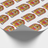 kerstjukebox-omslagpapier cadeaupapier (Hoek)