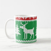 kerstjumperpatroon koffiemok (Links)