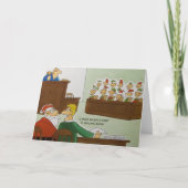 kerstjury feestdagen kaart (Voorkant)