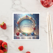 Kerstjuweel Lijst Vakantie servet (Insitu)