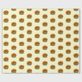 Kerstka turkey toerist cadeaupapier (Vlak)