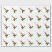 kerstkaarde cadeaupapier (Vlak)