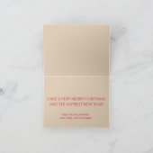 kerstkaarde feestdagen kaart (Binnen)