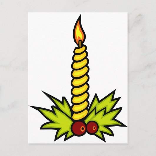 kerstkaarde feestdagenkaart (Voorkant)