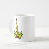 kerstkaarde koffiemok (Voorkant links)