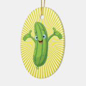 kerstkaarde Legend Keramisch Ornament (Links)