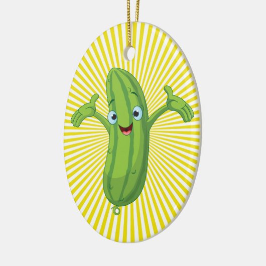 kerstkaarde Legend Keramisch Ornament (Links)