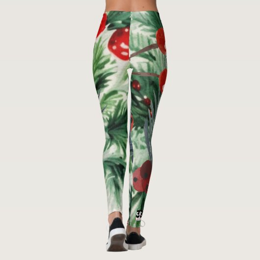 kerstkaarde leggings (Achterkant)