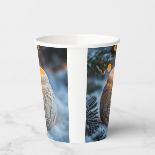 kerstkaarde papieren bekers (Links)