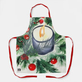 kerstkaarde schort (Voorkant)