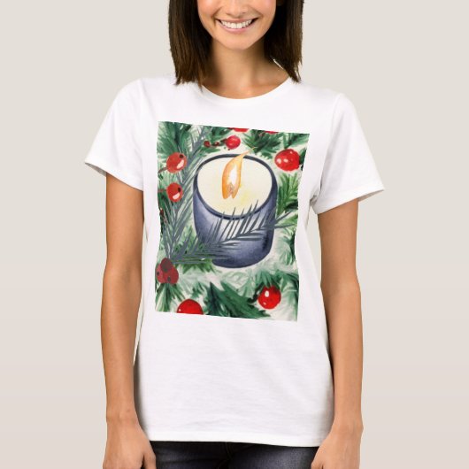 kerstkaarde t-shirt (Voorkant)