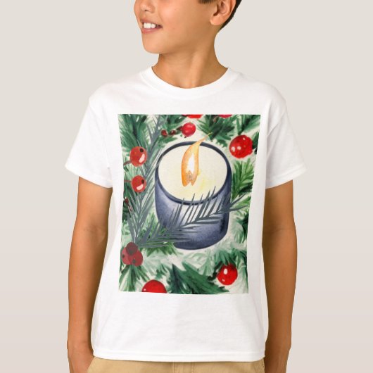 kerstkaarde t-shirt (Voorkant)